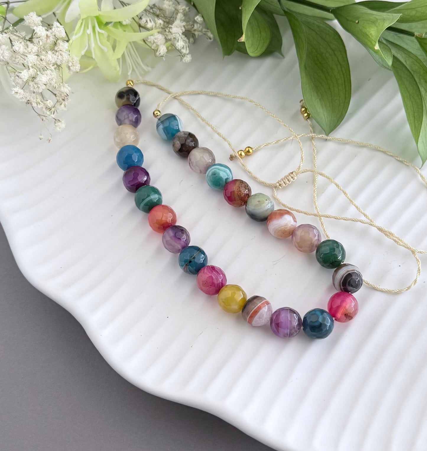 Blend gemstone necklace