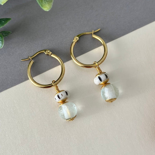 Frozen Glass Earrings