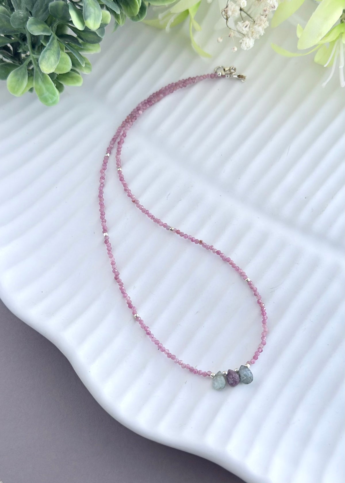 Rosé Aura Necklace