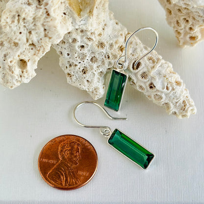 Emerald earrings