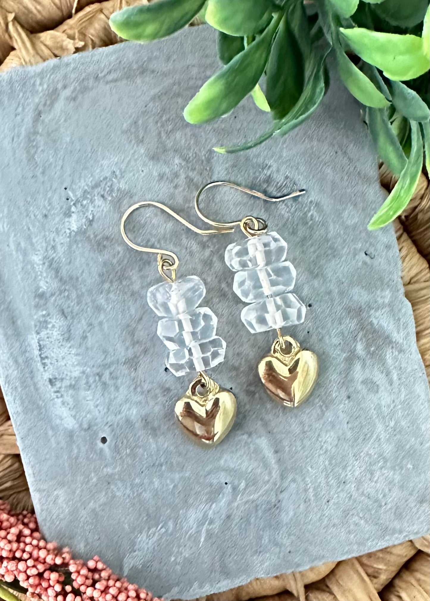 Crystal rock Earrings