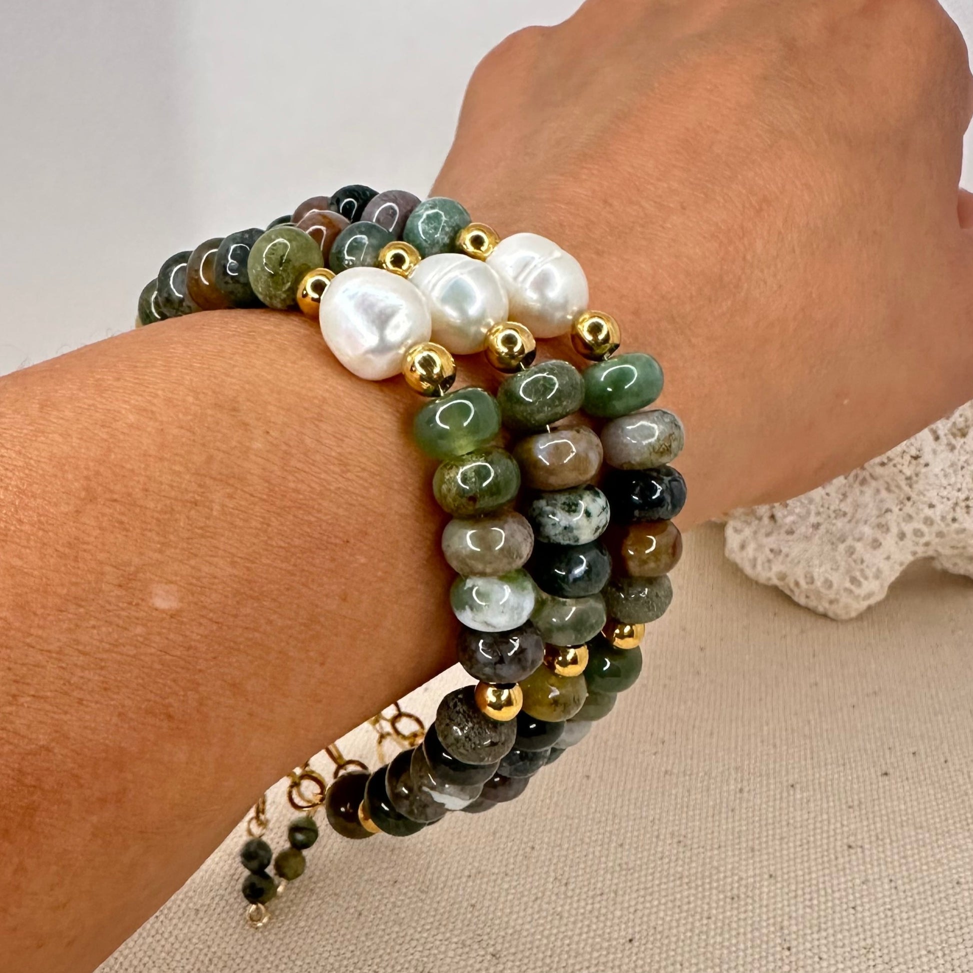 Rich in glow fancy jasper gemstone.