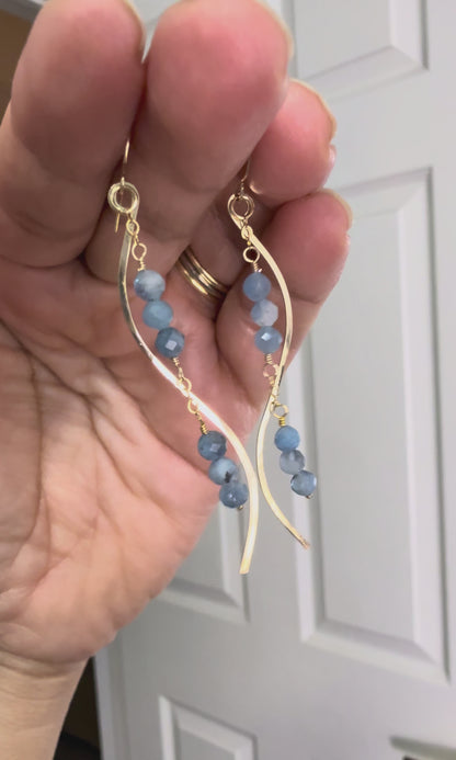 Aquamarine Dangle earrings